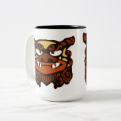 Shisaの赤い組 ツートーンマグカップ (正面左)