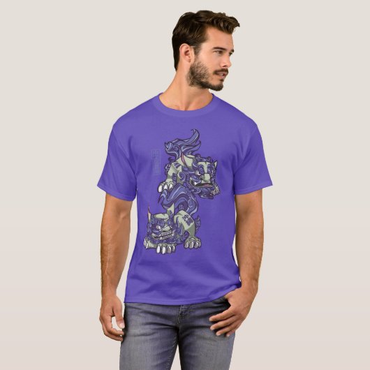Shisa retro tシャツ (正面フル)
