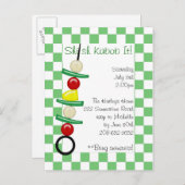 Shishのカバブそれ招待 インビテーションポストカード (正面/裏面)