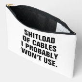 Shitload of cables bag, Cable storage, Gift アクセサリーポーチ (見開き)