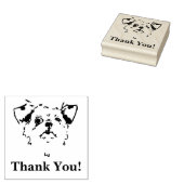 Shitzu thank you! ラバースタンプ (押印)