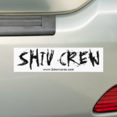 Shivの乗組員のバンパーステッカー バンパーステッカー (車上)