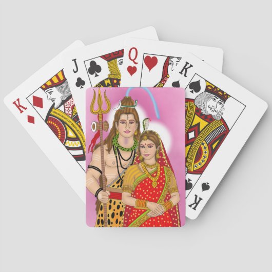 Shiv Parvati Playing Cards トランプ (裏面)