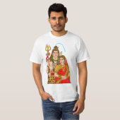 Shiv Parvati Tシャツ (正面フル)