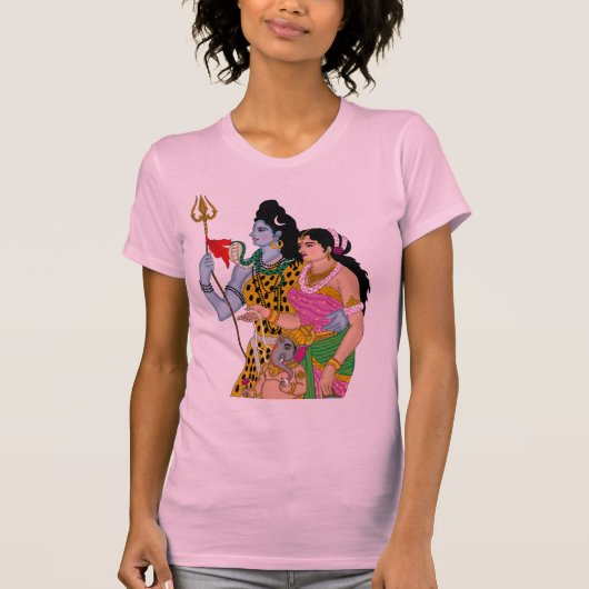 Shiv Parvati T-Shirt Tシャツ (正面)