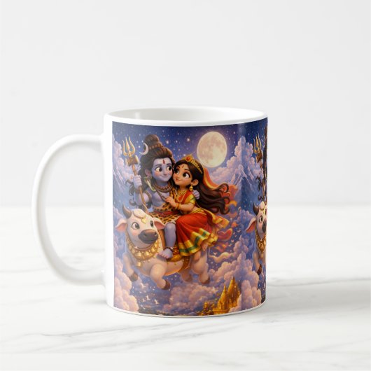 Shiv Shanker コーヒーマグカップ (左)