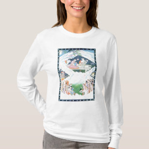 ShivaおよびParvatiの神聖な系列 Tシャツ