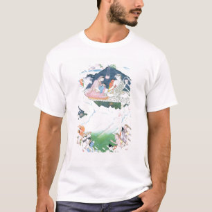 ShivaおよびParvatiの神聖な系列 Tシャツ