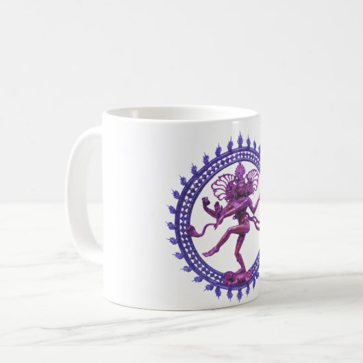 Shivaのダンスのマグ コーヒーマグカップ (正面左)