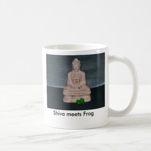 Shivaはカエルに会います コーヒーマグカップ (右)
