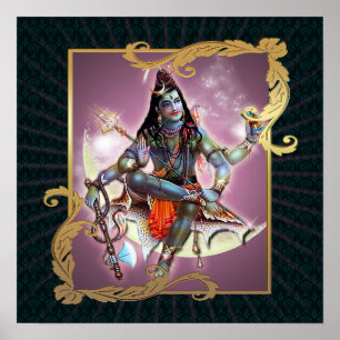 Shiva -ヴィンテージのコケ-ポスター ポスター