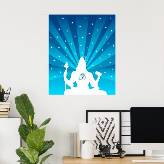 Shiva and Om – ポスター (ホームオフィス)
