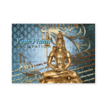 Shiva Blue Damask – ビジネス、プロファイルカード