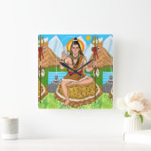 Shiva Clock スクエア壁時計 (ホーム)