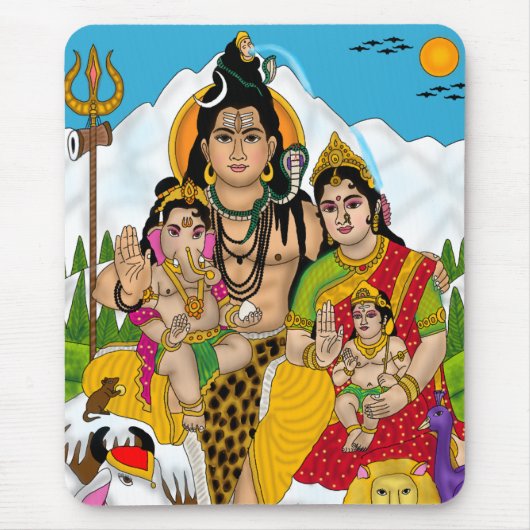 Shiva Family Mouse Pad マウスパッド (正面)