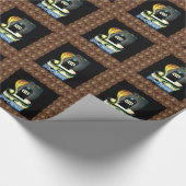 SHIVA LINGAのヘビの神聖な原稿-表示ギフト ラッピングペーパー (角)