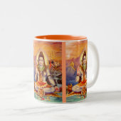 Shiva Meditating Mug主 ツートーンマグカップ (正面右)