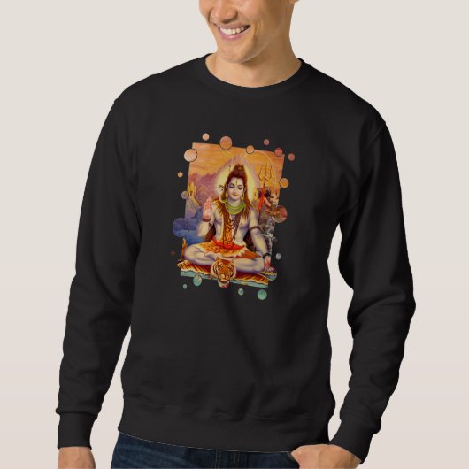 Shiva Meditating Shirt主 スウェットシャツ (正面)