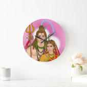 Shiva Parvati Clock ラージ壁時計 (ホーム)