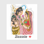 Shiva Parvati Stickers シール (シート)