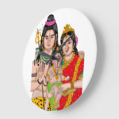 Shiva’s Family Clock ラージ壁時計 (傾斜)