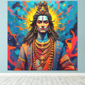 SHIVA THE DESTROYER-2 キャンバスプリント (インサイチュ (ウッドフロア))