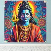 SHIVA THE DESTROYER-5 キャンバスプリント (インサイチュ (ウッドフロア))