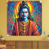 SHIVA THE DESTROYER-5 キャンバスプリント (インサイチュ (リビング))