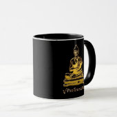 Shivago Komarpaj Buddha of Thai Massage Two-Tone C マグカップ (正面右)