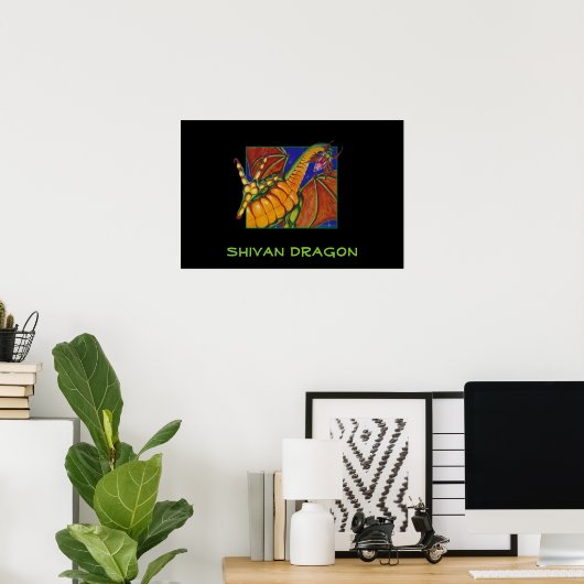 Shivan Dragon ポスター (ホームオフィス)