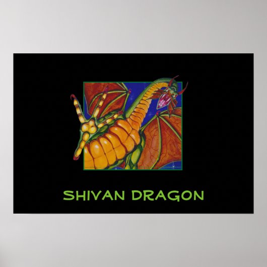 Shivan Dragon ポスター (正面)