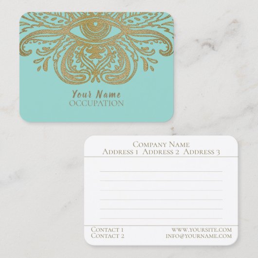 Shiva's Eye – 名刺 (正面/裏面)