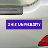 Shiz大学 バンパーステッカー (車上)