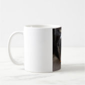 shland sheepdog黒白の愛w pic コーヒーマグカップ (左)