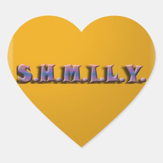 SHMILYハートシール ハートシール (正面)