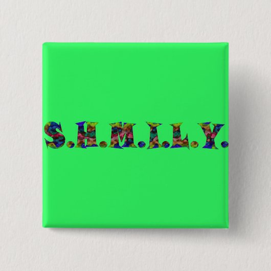 SHMILYボタン 缶バッジ (正面)