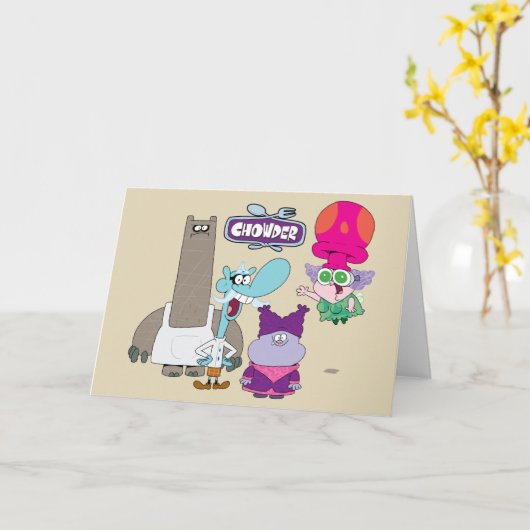 Shnitzel, Mung, Chowder, and Truffles カード (黄色い花)