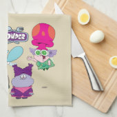 Shnitzel, Mung, Chowder, and Truffles キッチンタオル (四つ折り)