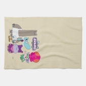 Shnitzel, Mung, Chowder, and Truffles キッチンタオル (横)