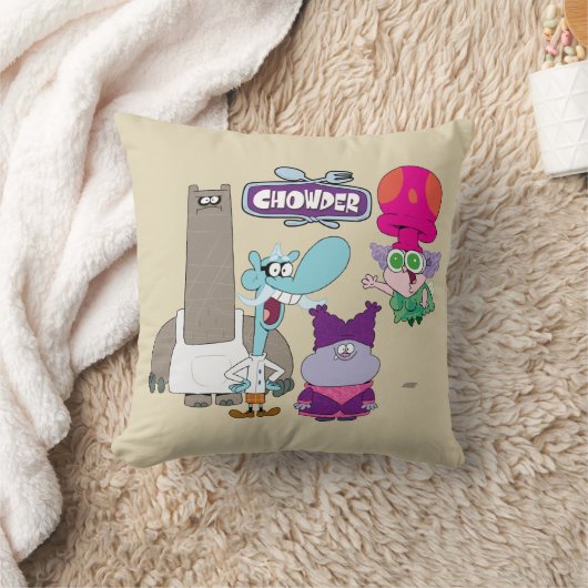 Shnitzel, Mung, Chowder, and Truffles クッション (ブランケット)