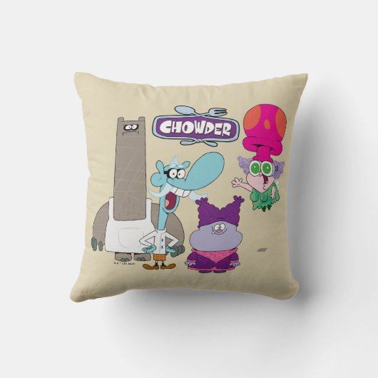 Shnitzel, Mung, Chowder, and Truffles クッション (裏面)