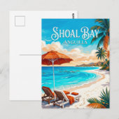 Shoal Bay Anguilla ポストカード (正面/裏面)