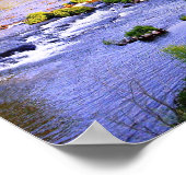 Shoal Creek at Joplin Missouriサンセットフォトポスター ポスター (角)