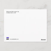 Shobroke Park Cricket club, Crediton, Devon, UK ポストカード (裏面)