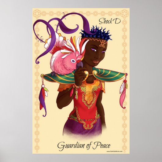 Shock D Guardian of Peace Movie Poster 24x36 ポスター (正面)