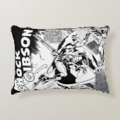 'SHOCK Gibson' Action Comic Strip Pillow アクセントクッション (正面)