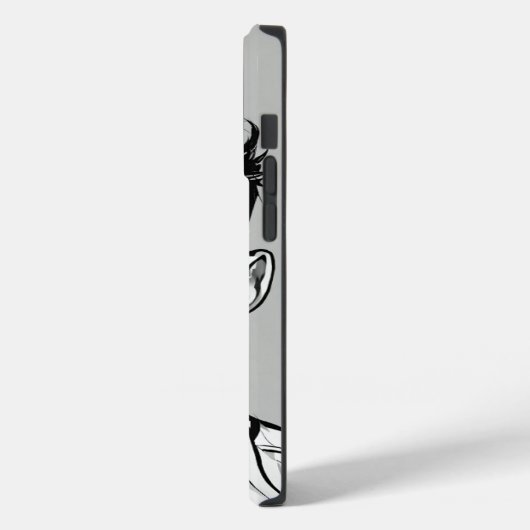 SHOCK Mustache特別デザイン Case-Mate iPhoneケース (裏面 / 左)