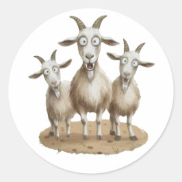 Shocked Goats Trio ラウンドシール