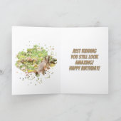 Shocked squirrel Birthday   カード (内部)