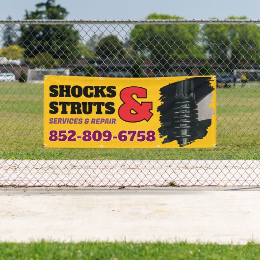 Shocks And Strutsサービスのカスタムバナー 横断幕 (インサイチュ)